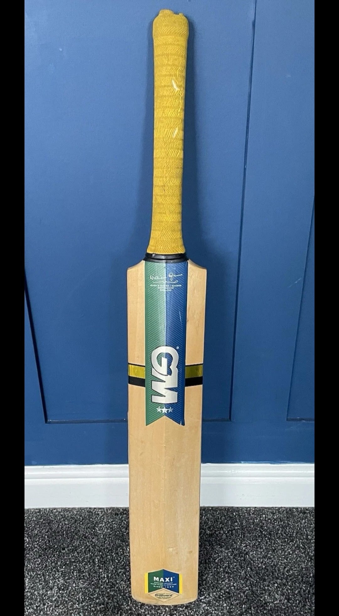 GM Maxi 707 cricket bat prerefurb back