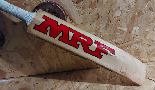 MRF Grand Edition Cricket Bat Close Up Back of the Bat