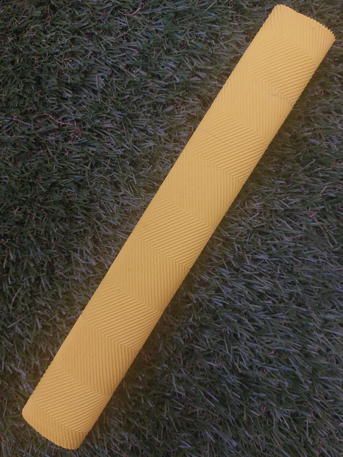 Yellow Chevron Cricket Bat Grip