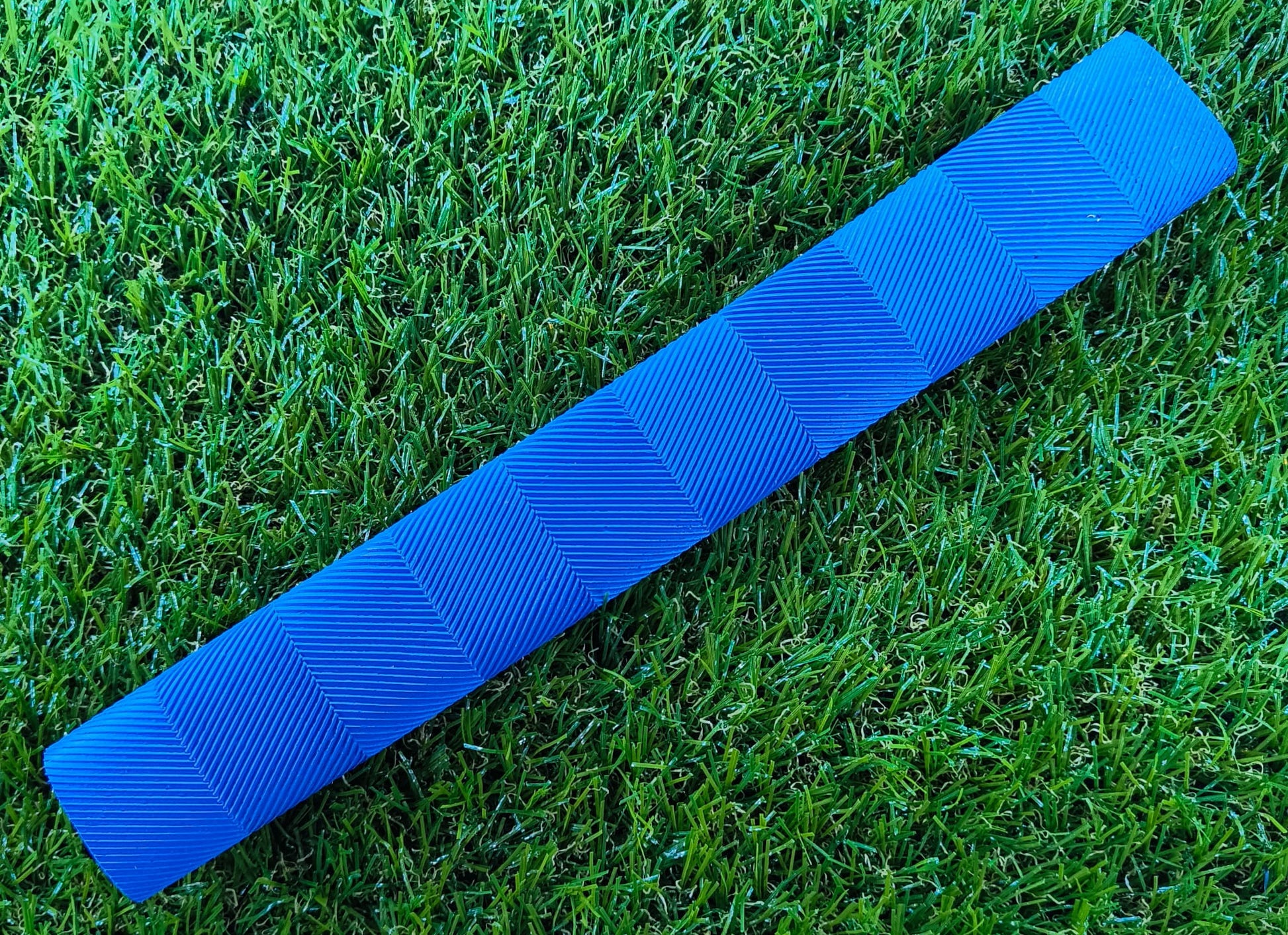 Blue Chevron Cricket Bat Grip