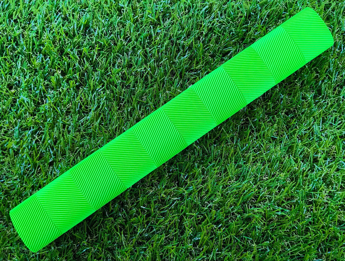 Green Chevron Cricket Bat Grip