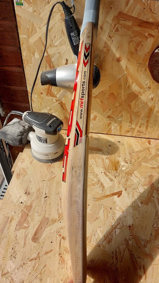 MRF Grand Edition Cricket Bat Side View