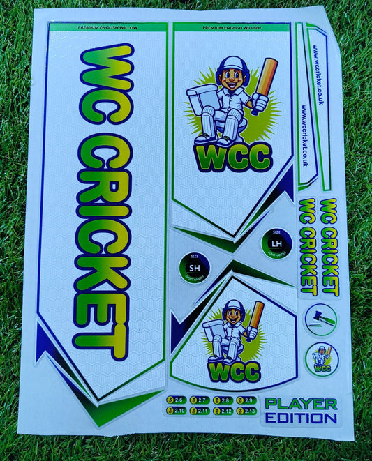 WC Cricket - Cricket Bat Stickers