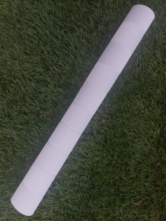 White Chevron Cricket Bat Grip