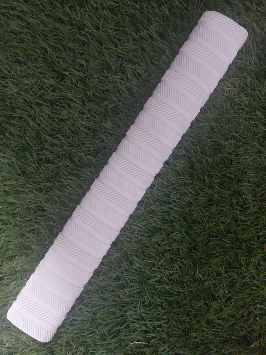 White Ring Chevron Cricket Bat Grip