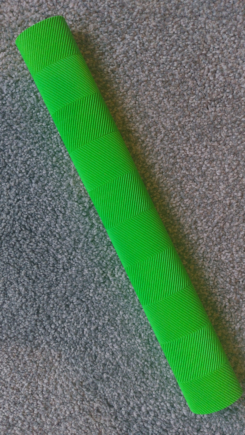 Green Chevron Cricket Bat Grip